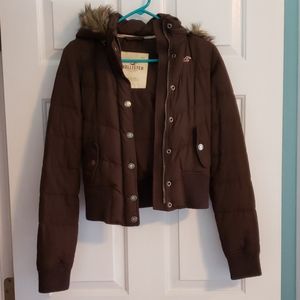 Hollister down bomber jacket